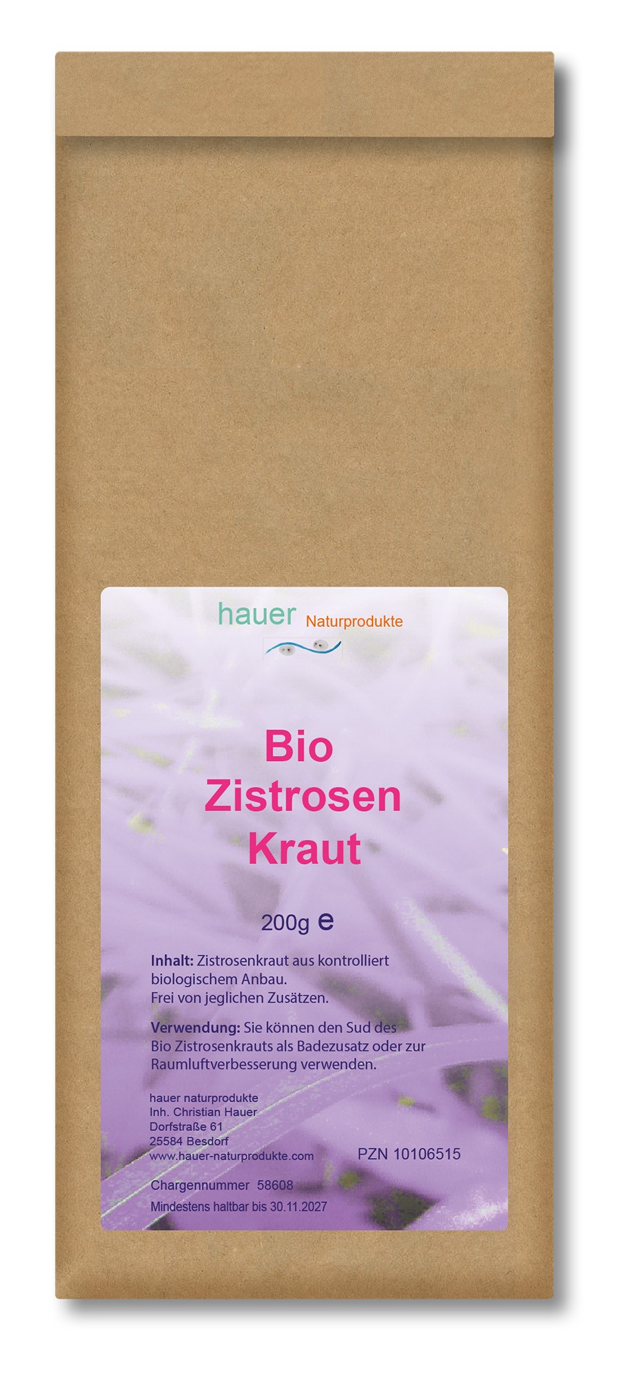 200g Bio Zistrosenkraut, aus kontrolliert biologischem Anbau