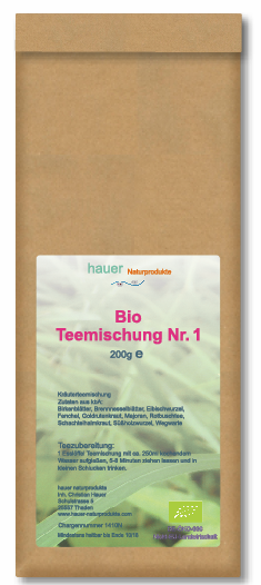 bio_teemischung1 Bio Teemischung Nr.1 (Nierentee), aus kontrolliert biologischem Anbau, 200g